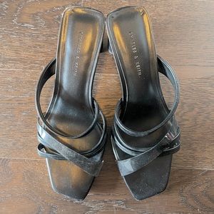 Charles Keith high heel sandals strapped